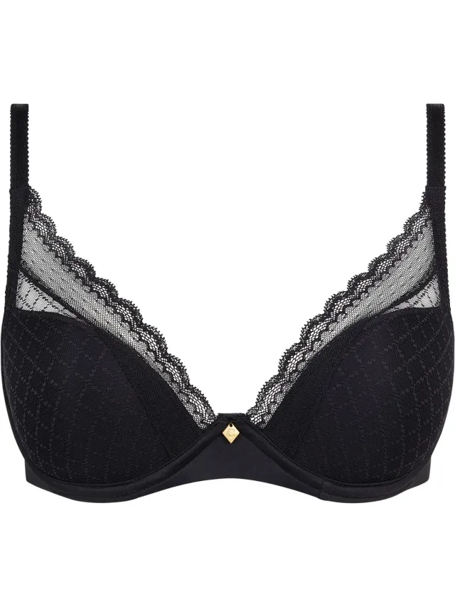 Chantelle Norah Chic - Plunge T-Shirt Bh - Racerback - ZWART