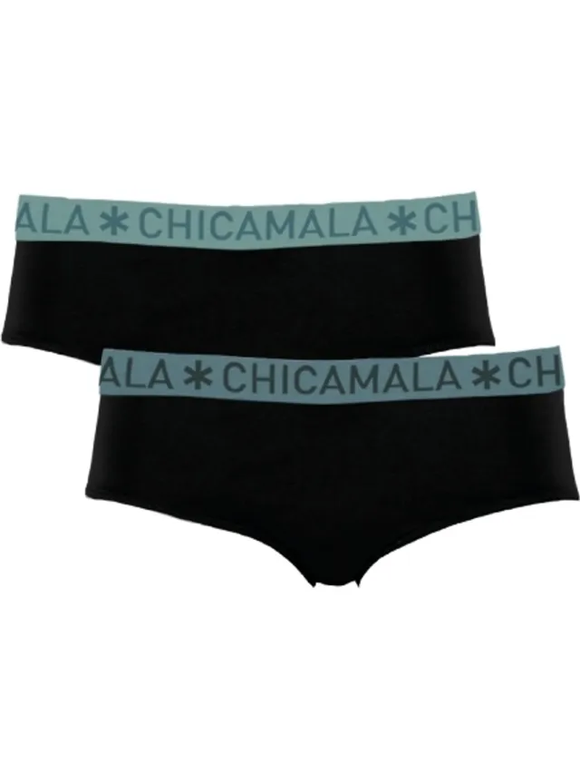 Muchachomalo Chicamala – Dames Briefs – 2 Pack - Normale Lengte – Onderbroeken Dames – Lingerie – Dames Ondergoed – Kleding - 95% Katoen – Dames kleding
