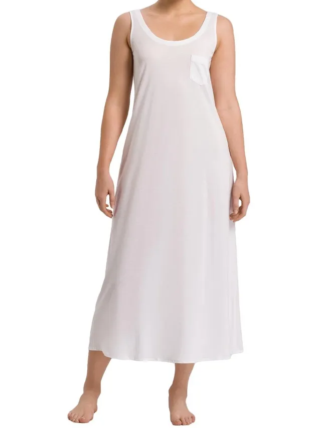 Hanro Dames nachthemd Cotton Deluxe wit