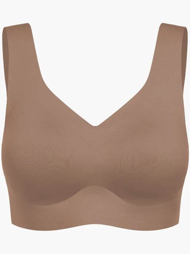 cfab Comfort Minimizer Rugondersteunende BH - Caramel - XL - BH Zonder Beugel Voorgevormd - Ondergoed - Naadlos