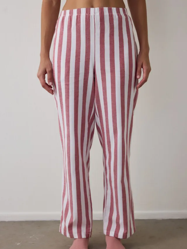 Penti Goede Sfeer Gestreepte Pyjamabroek Veelkleurig