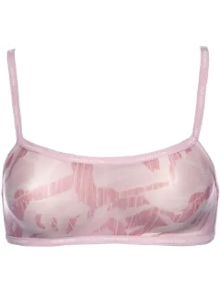 Calvin Klein Sheer Marq bralette roze Roze,Versch.kleure/Patroon