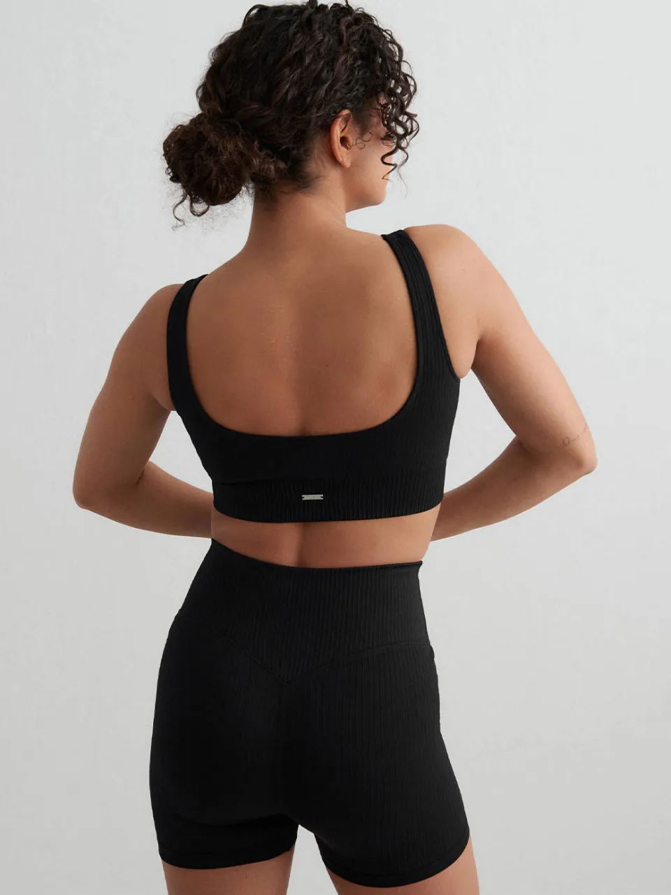 Aim'n sport-bh rib medium support Seamless zwart, foto 5