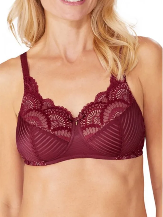 Amoena Prothese Bh Voorgevormd Zonder Beugel Karolina SBP C0599 C0599 - red/nude - maat EU 85C / FR