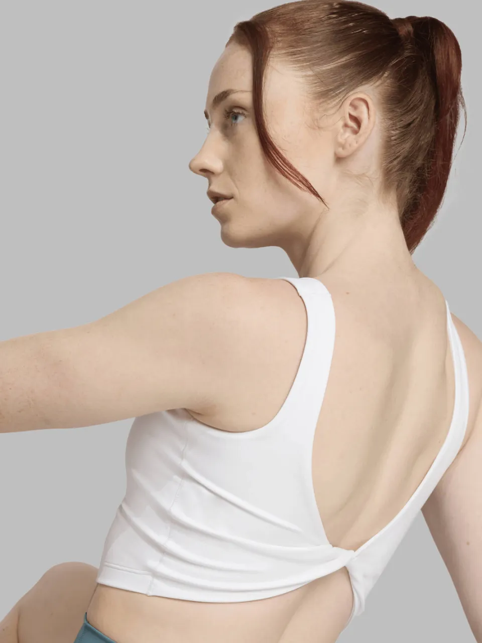 Adidas Performance sporttop light support Optimé wit, foto 5