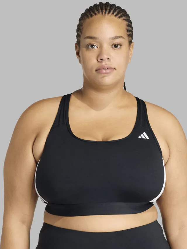 Adidas Performance sport-bh medium support - zwart, foto 4