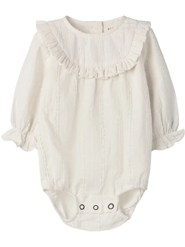 Lil' Atelier Baby Romper Lange mouwen Turtledove1