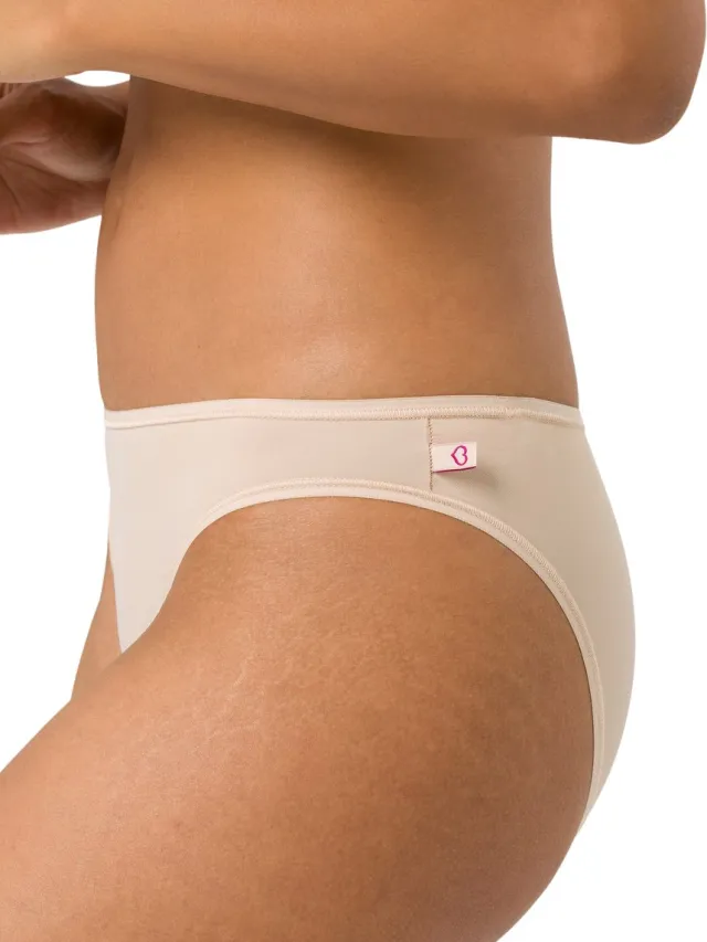 BeeDees Hüftslip Stepy Soft Tai (5-er Pack) Met smalle tailleband nude