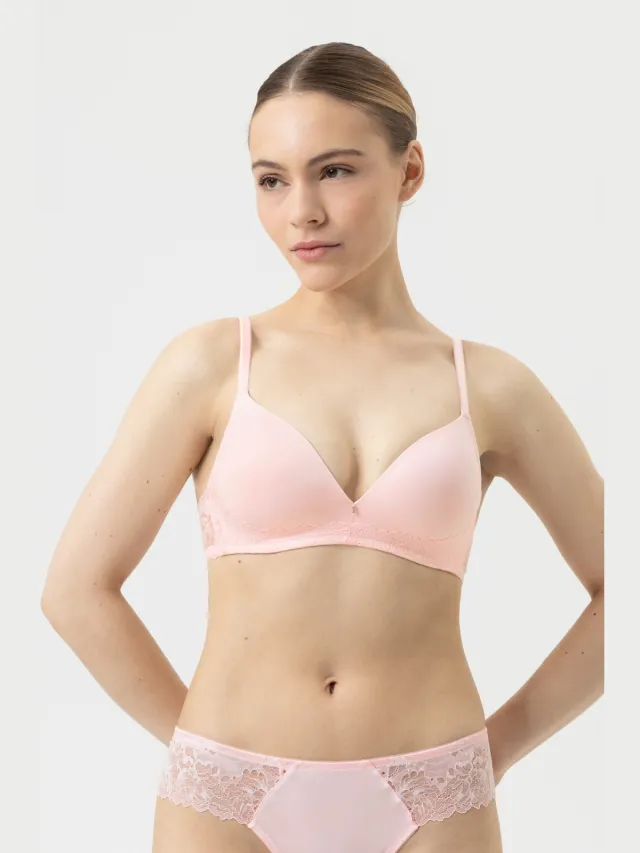 Mey Bi-stretch beha, beugelloos Serie Luxurious Bonbon Pink roze