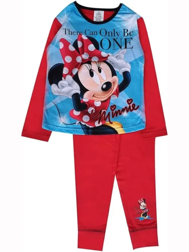 Minnie Mouse Pyjama - Disney - rood met blauw
