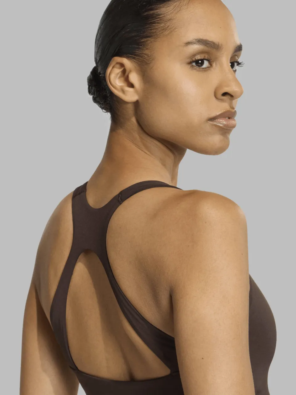 Adidas Performance sport-bh medium support - bruin, foto 6
