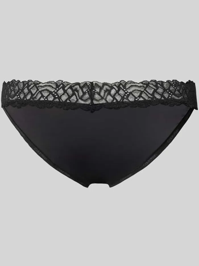 Calvin Klein Slip met kanten details zwart, foto 2