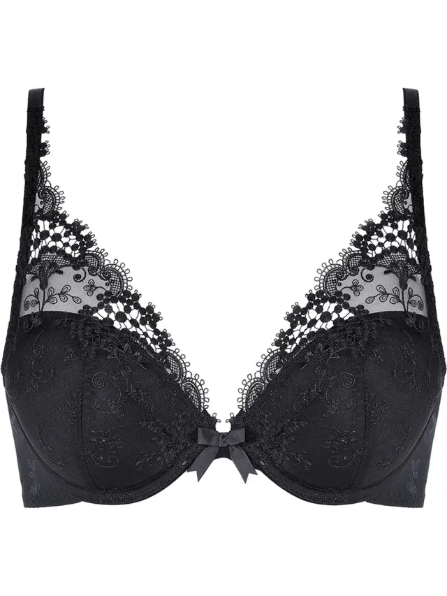 Simone Pérèle Wish Push-Up Triangel BH Zwart - Zwart