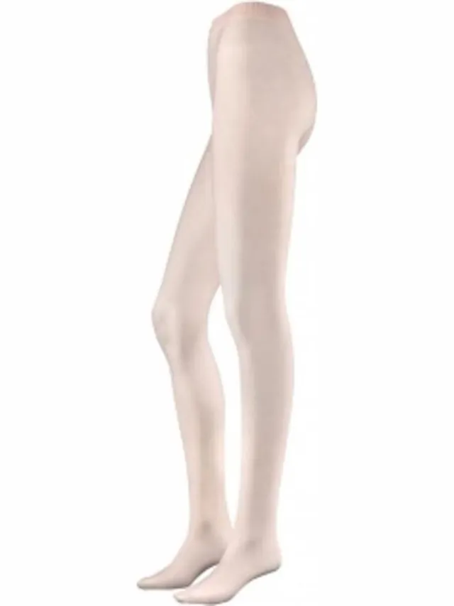 Papillon Panty Met Voet Roze Microfiber