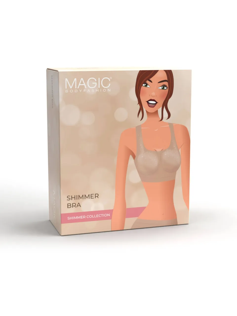 MAGIC Bodyfashion Shimmer naadloze voorgevormde bh-top zwart, foto 4