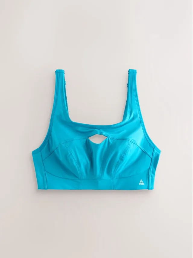Next Dames - Active Sports Antibounce Dry Tech Extra High Impact C-H beha - Blauw Teal Blue