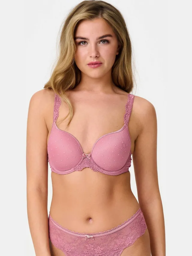 Lingadore Daily voorgevormde t-shirt-bh met beugel roze