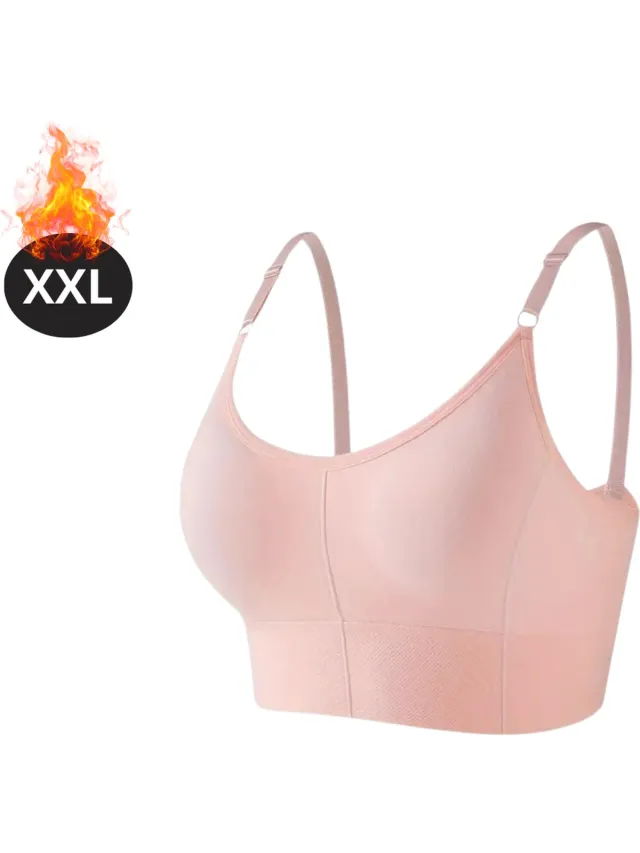 Livano BH Zonder Beugel - Zonder Bandjes - Push-up Bh's - Comfort Beha - Gemengd - Roze