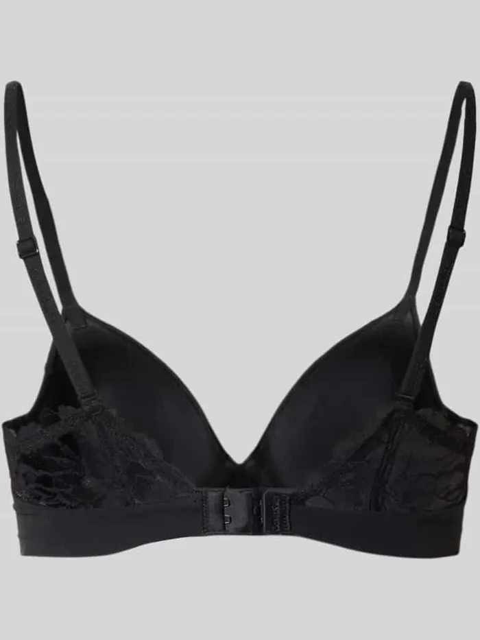 Calvin Klein Regular fit beha met kant, model 'Cove' zwart, foto 2