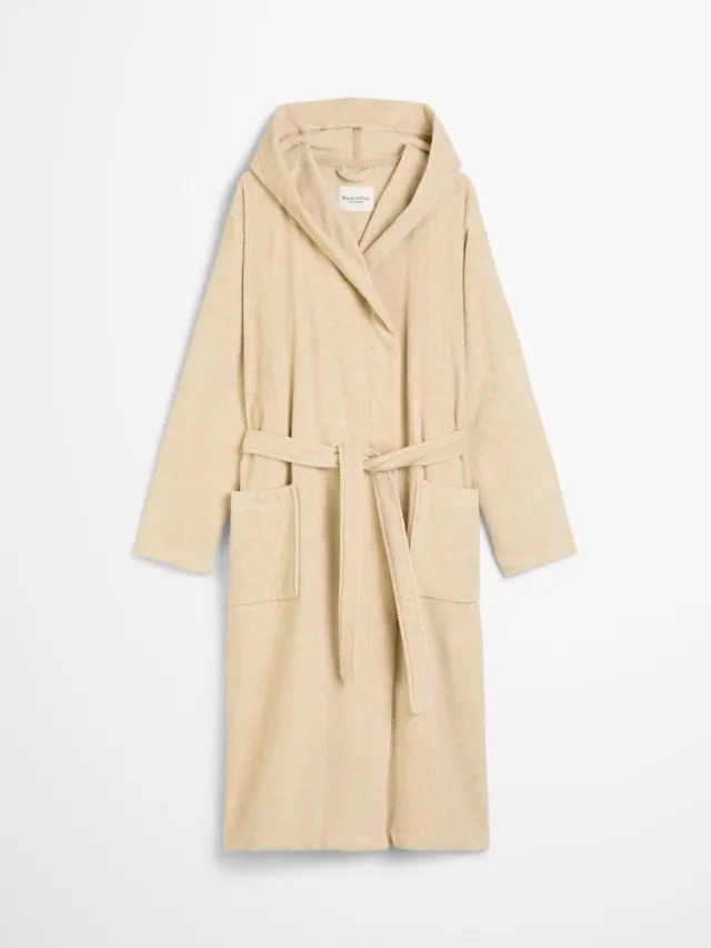 Marc O'Polo Timeless Women Melange Badjas Dark Sand