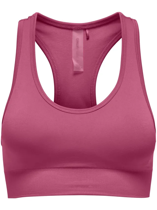 Only Play voorgevormde sport-bh medium support - roze