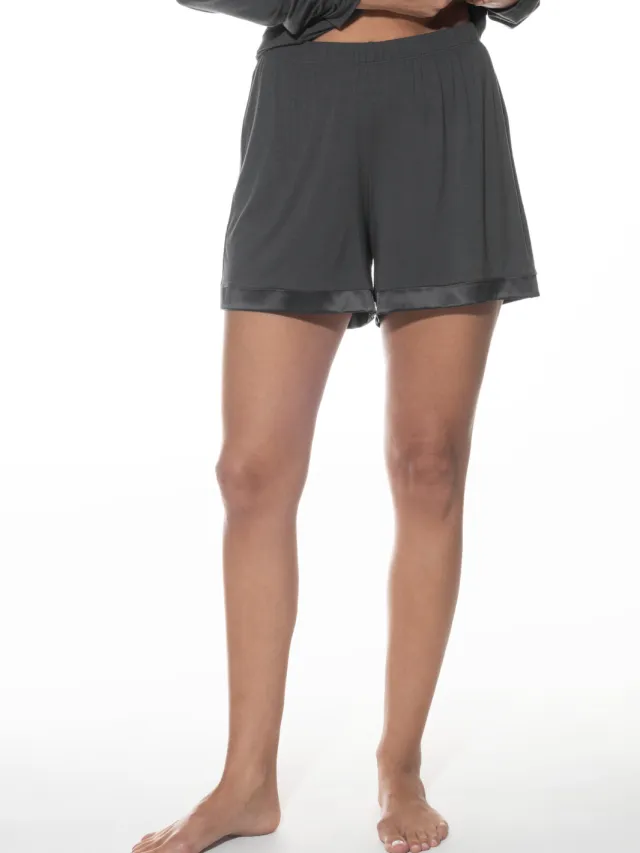 Mey Shorts Serie Pure Chic Thunder Grey grijs