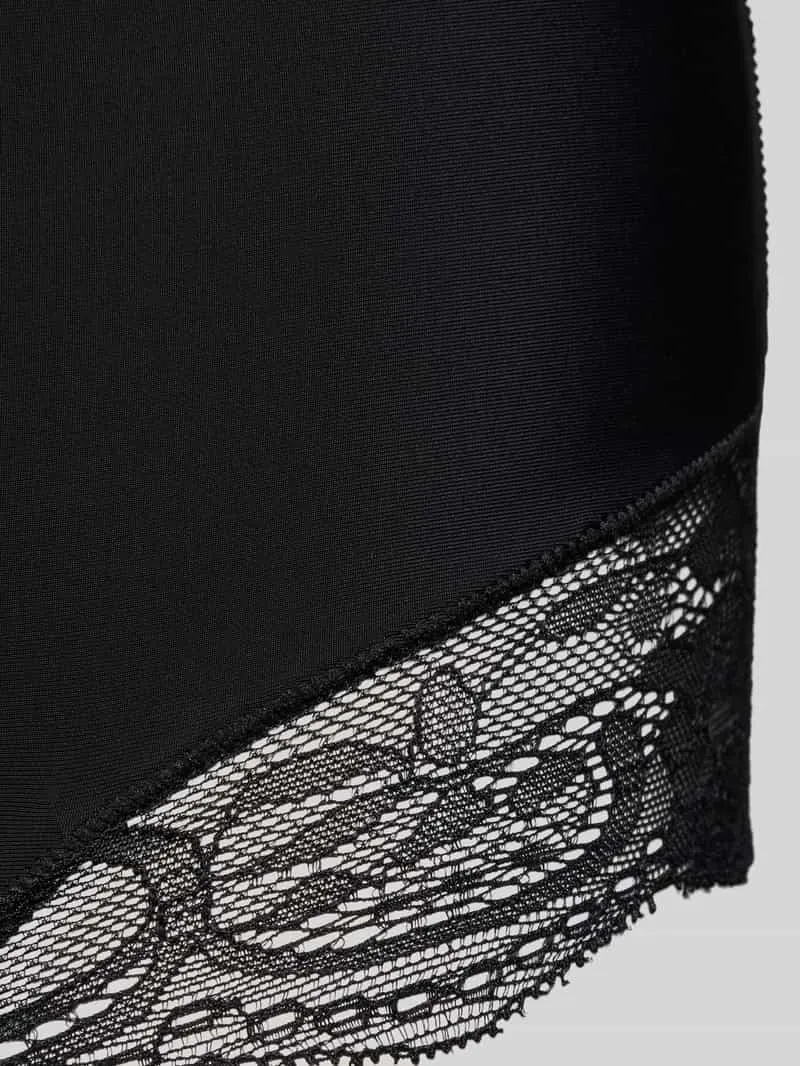 MAGIC Bodyfashion Slip met elastische band en kant zwart, foto 3