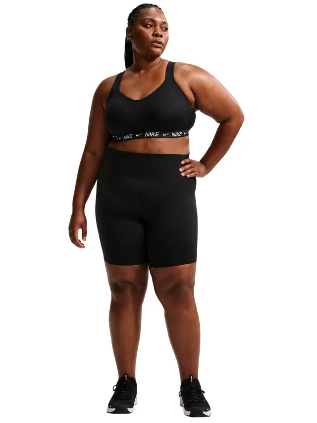 Nike Indy Dri-FIT-sportbeha voor dames (Zwart)