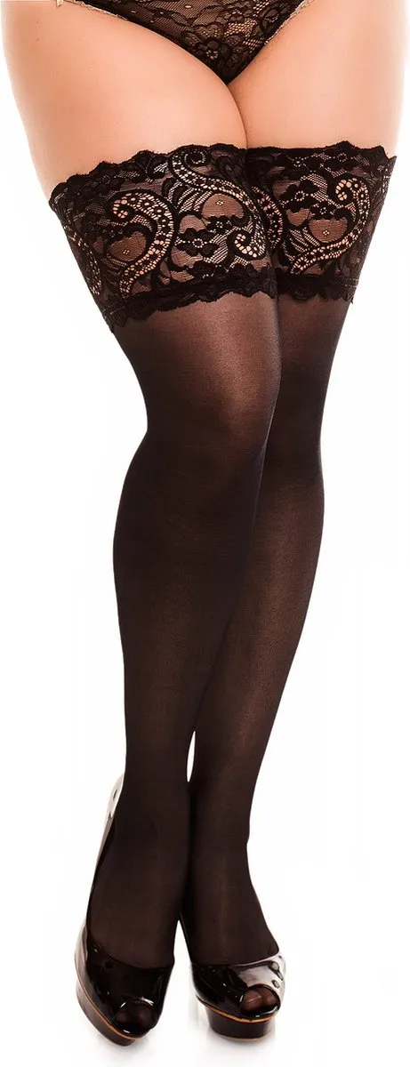 Glamory Comfort - Hold-up kousen - 20 den- zwart