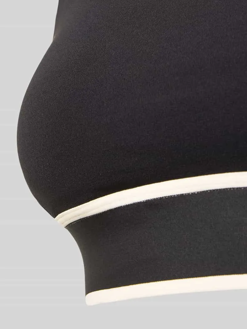 Fabletics Slim fit sport bh met logodetail zwart, foto 2