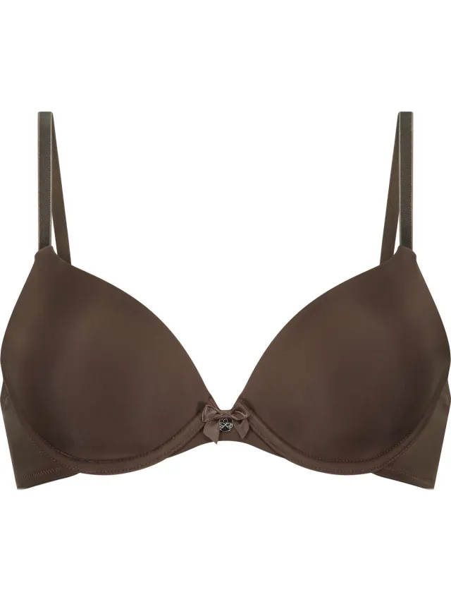 Hunkemöller Dames Lingerie Voorgevormde beugel bh Plunge - Bruin