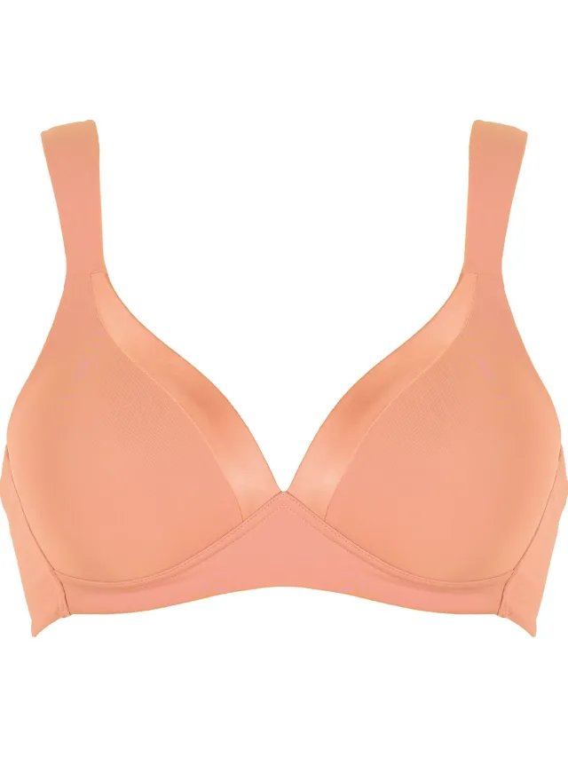 Naturana Soft bh met glansband - 5119 - Peach Pink