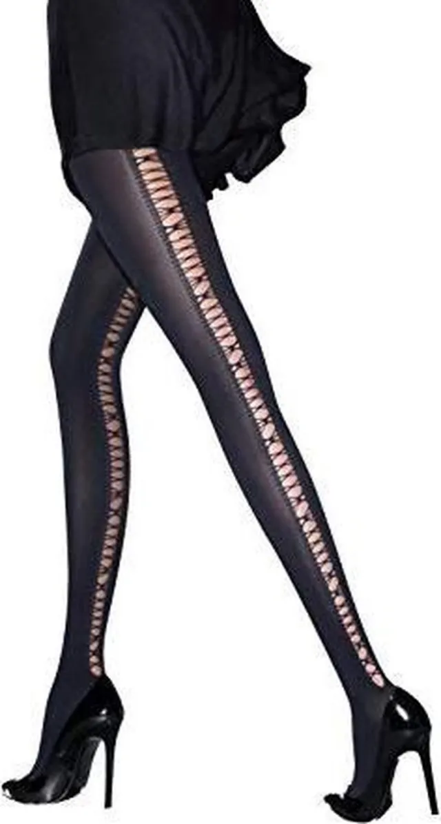 Pretty Polly Ladder Back Laddered panty Zwart