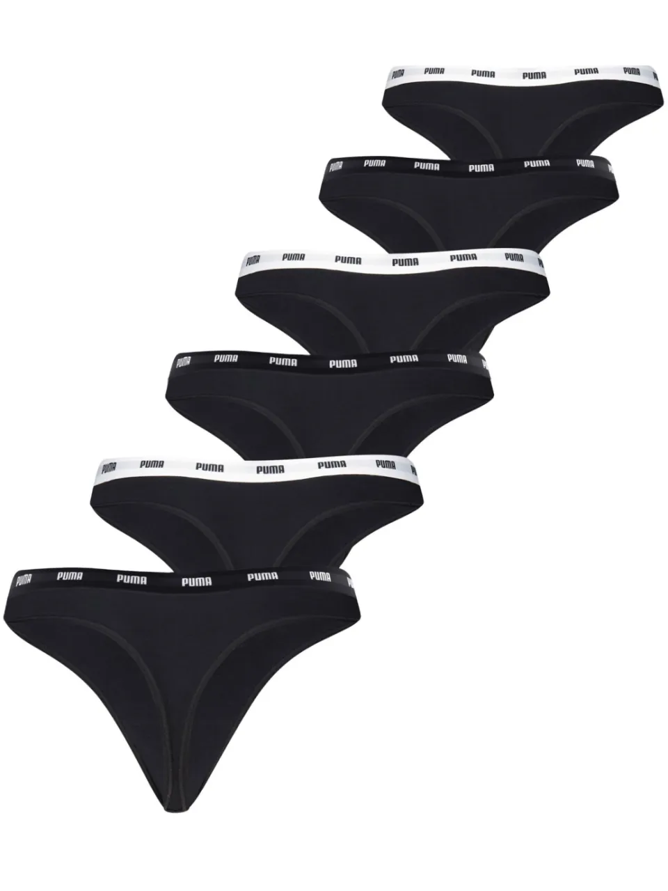Puma strings zwart (6-pack)