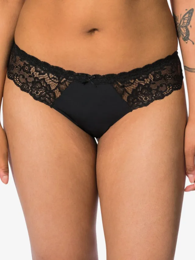 HEMA Damesstring micro zwart (zwart)