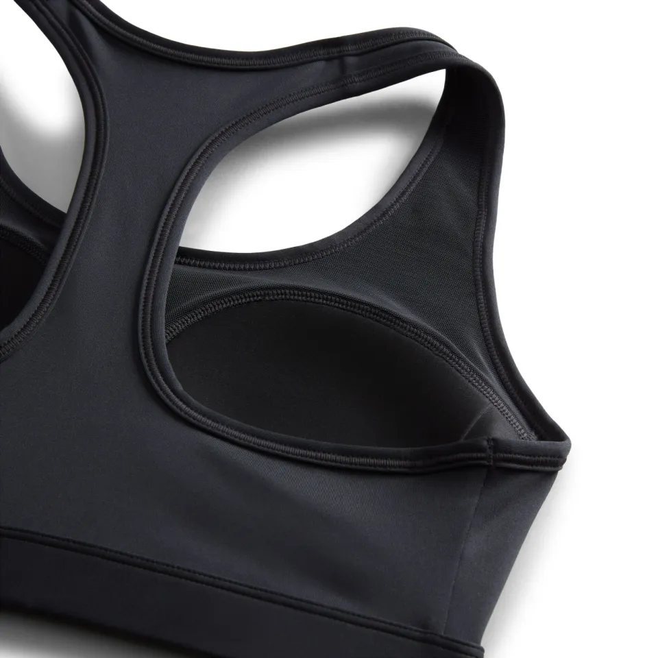 Nike Dri-FIT Swoosh sport-bh zwart, foto 6