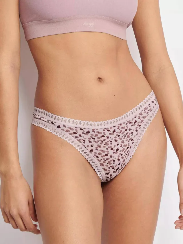Sloggi GO string roze oudroze 3-pack, foto 4