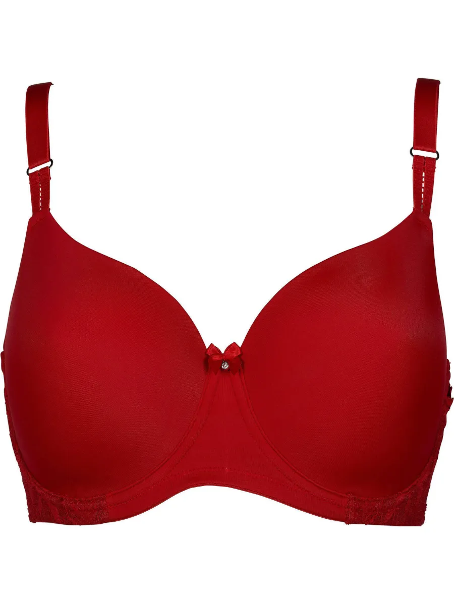 After Eden Faro voorgevormde T-shirt-bh met beugel rood, foto 2