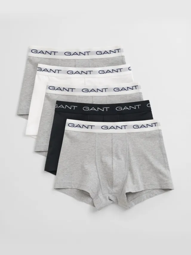 Gant onderbroek lichtgrijs melange
