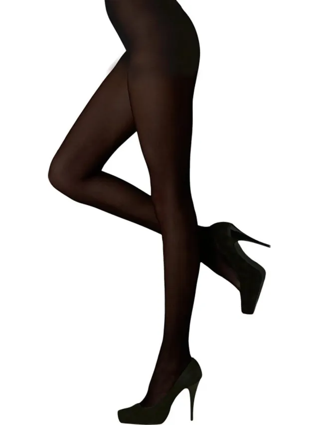 Pretty Polly Panty - Dikke - Opaque - Plush - 60 Den. - Chocolate