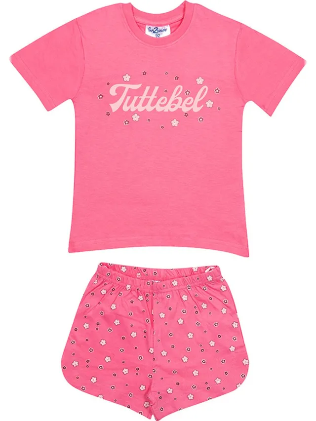 Fun2Wear Shortama Tuttebel Donker - Roze