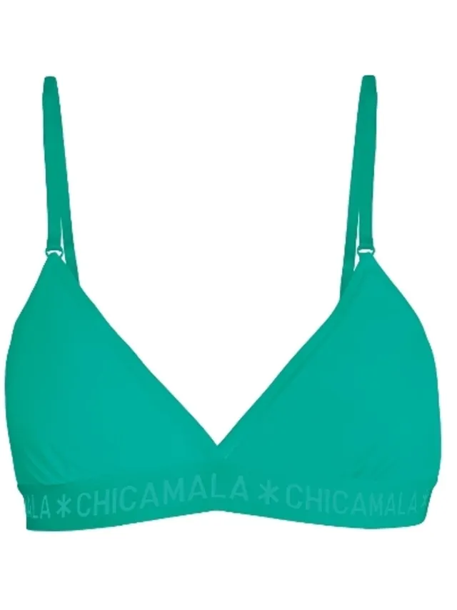 Muchachomalo Chicamala – Dames BH - Verstelbare bandjes – Dames Ondergoed – Lingerie – Dames Top – Kleding - 95% Katoen – Dames kleding Blauw