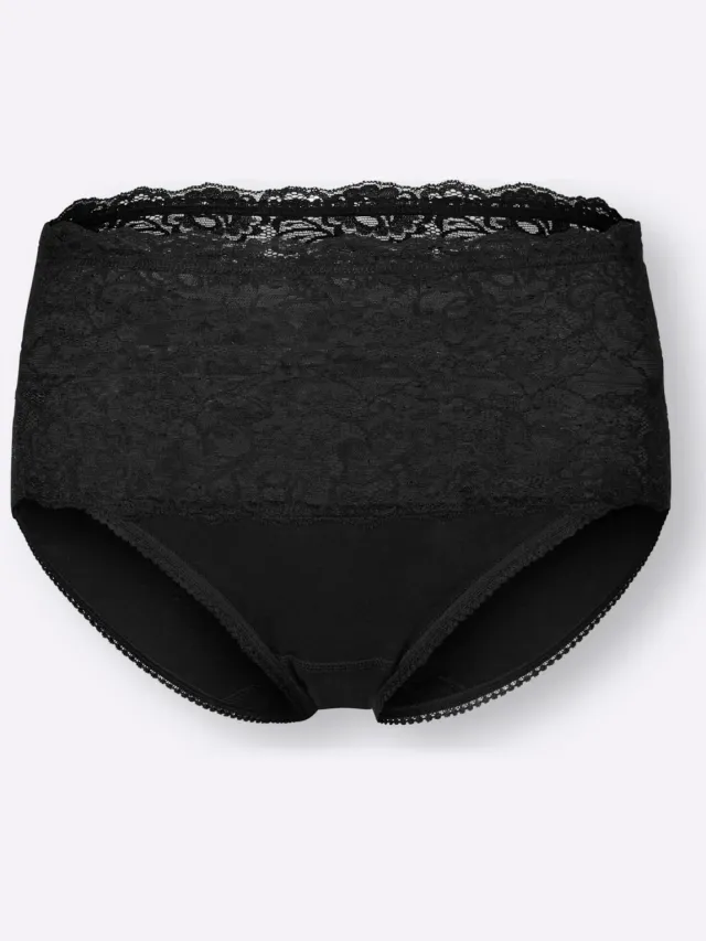 tailleslip biokatoen zwart, foto 2