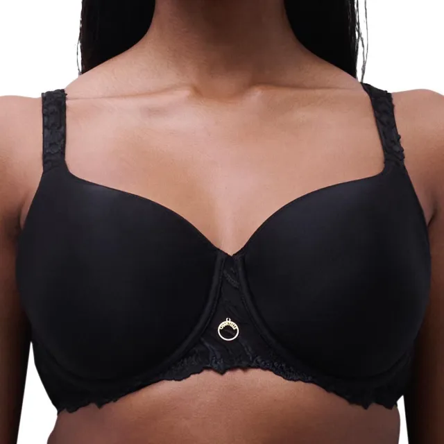 Chantelle Majestic Spacer BH Zwart - Zwart