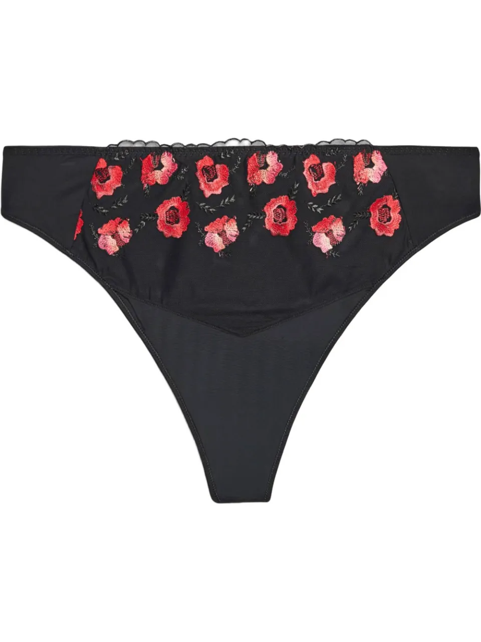 Zizzi Lisandra string zwart/rood, foto 2