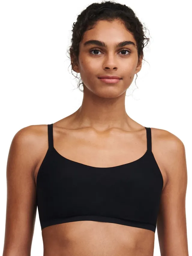 Chantelle SoftStretch - Voorgevormde Bralette - verstelbare bandjes - naadloos - onzichtbaar - ZWART
