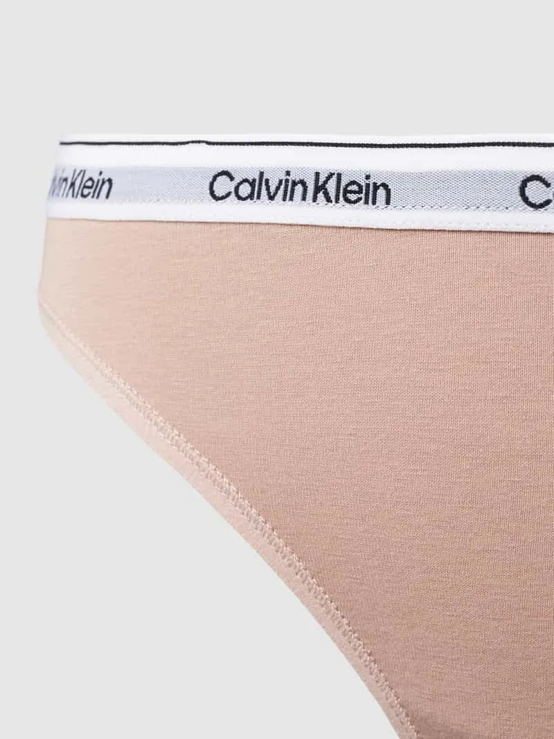 Calvin Klein String in effen design oudroze, foto 3
