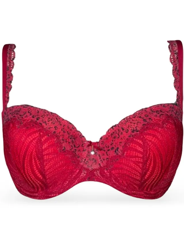 Marie Jo Coely Voorgevormde Balconette Bh 0102639 Strawberry Kiss - maat EU 75C / FR Rood