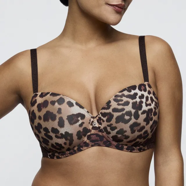 PrimaDonna Twist Giganni Voorgevormde Balconette Bh 0242622 Leopard Bloom - maat EU 75B / FR