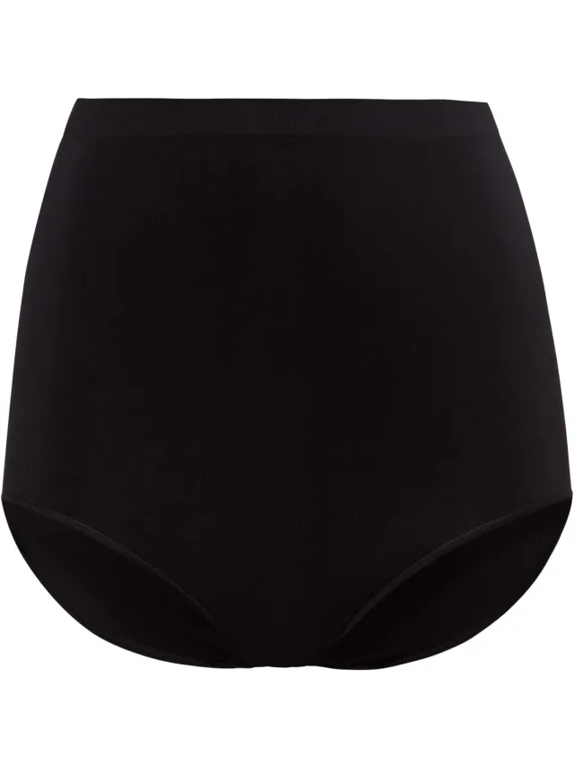BeeDees Taillenslip Comfee Pure Flexi-Fit onderbroek met hoge taille van elastisch materiaal zwart